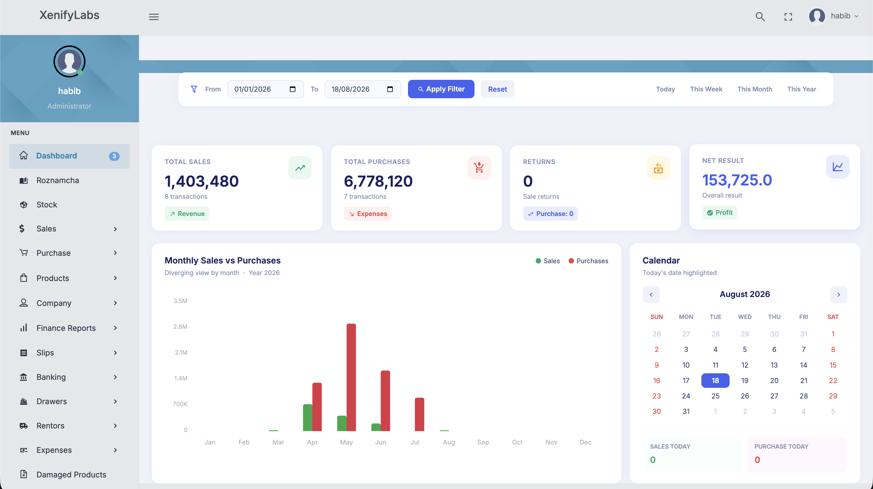 Point of Sale and Accounting Solution